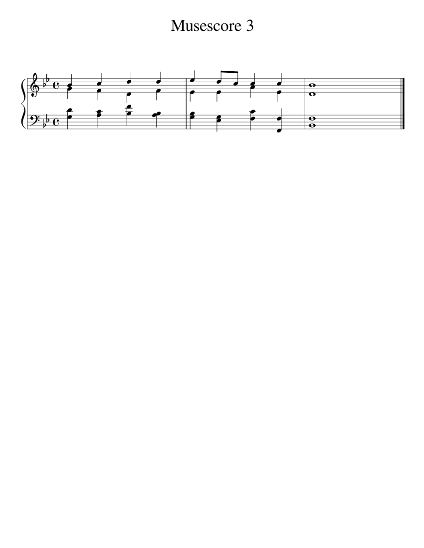 musescore 3 Sheet music for Piano (Solo) | Musescore.com