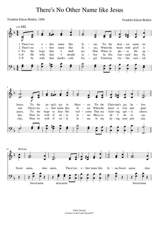 There S No Other Name Like Jesus Sheet Music Free Download In Pdf Or Midi On Musescore Com No other friend like the lowly jesus. no other name like jesus sheet music