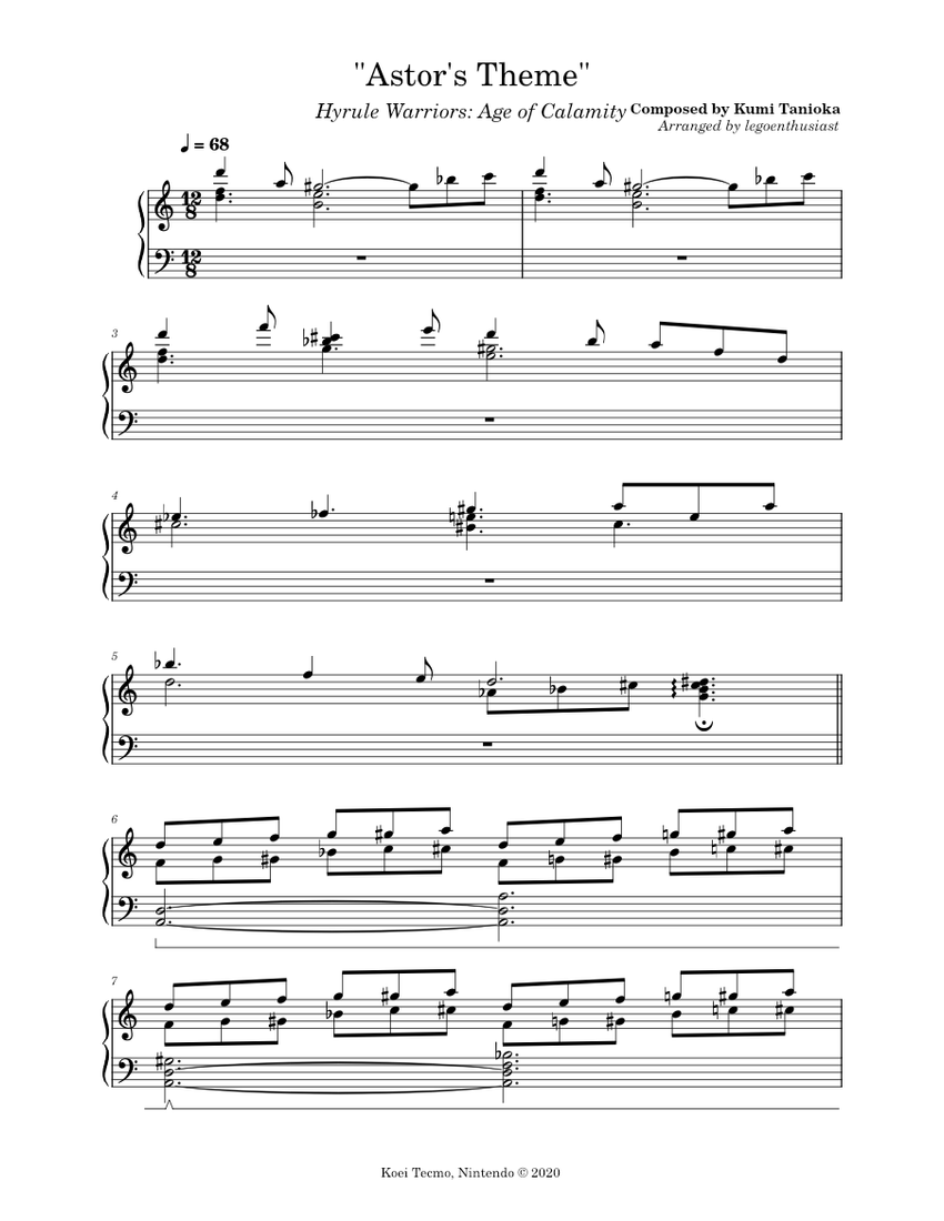 Clip Joint Calamity Piano Version 2 Sheet music for Piano (Solo)