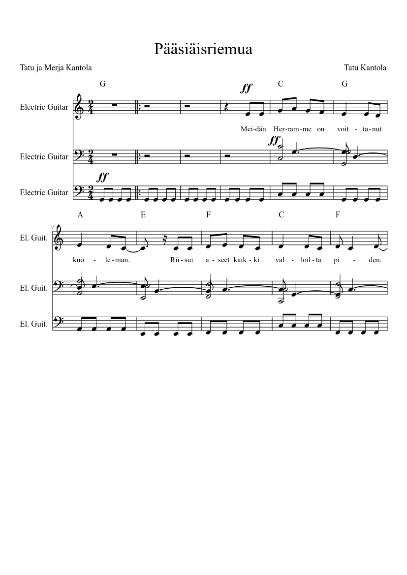 Pääsiäisriemua - Tatu Kantola