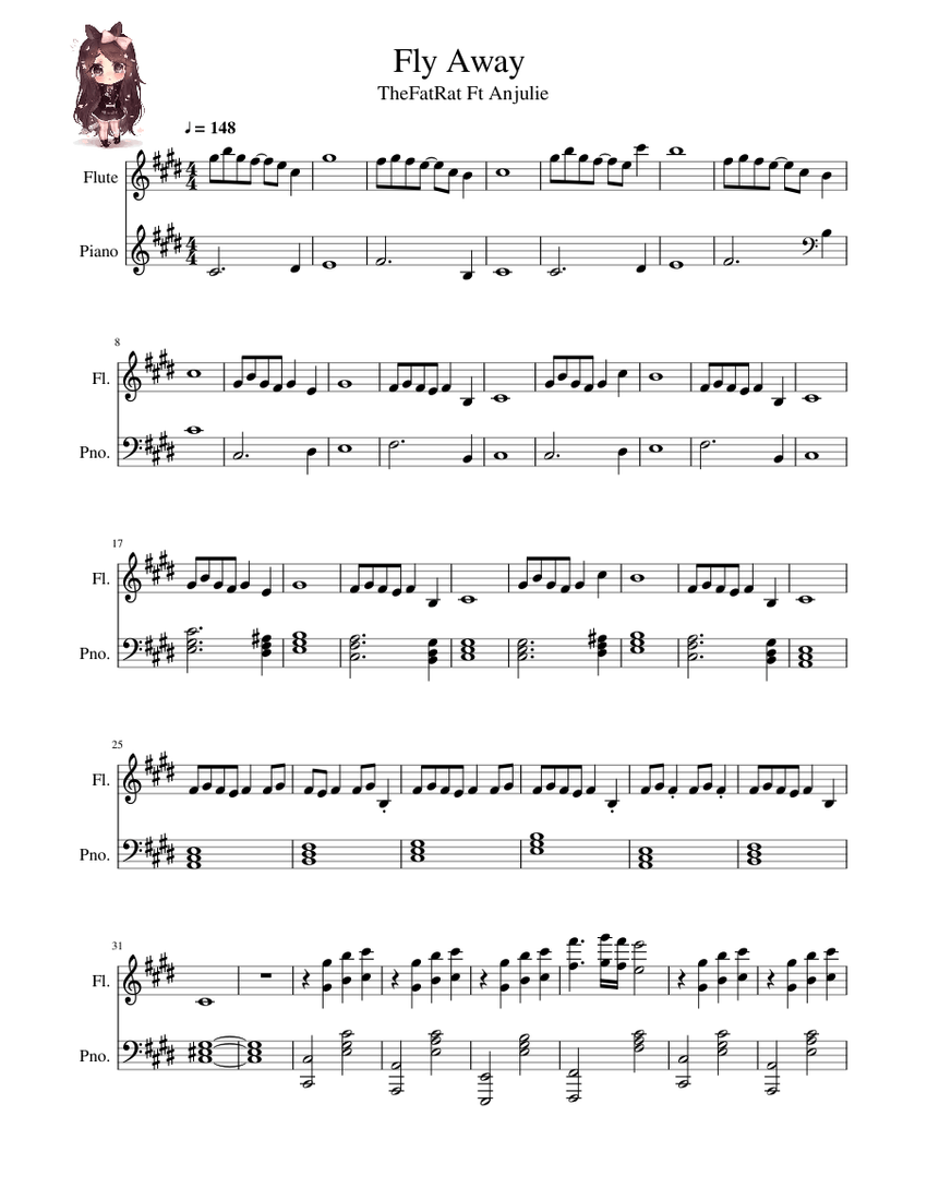 Thefatrat Fly Away Ft Anjulie Flute Sheet Music For Piano Flute Solo Musescore Com Remember, by downloading this downloadsongmp3.com can help you to downloads your favorite thefatrat fly away instrumental mp3 songs download fast, and easy convert. thefatrat fly away ft anjulie flute