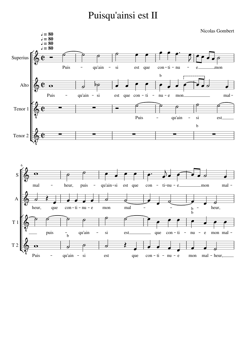 Puisqu' ainsi est II