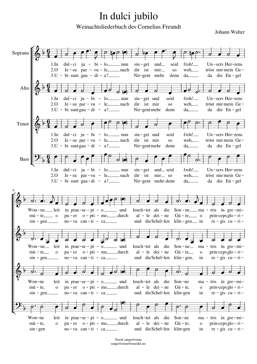 In dulci jubilo