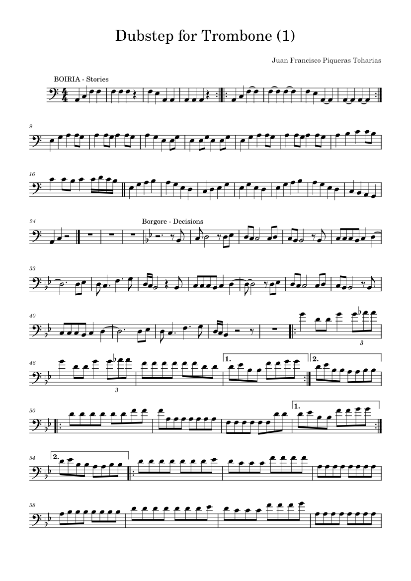 Dubstep for Trombone