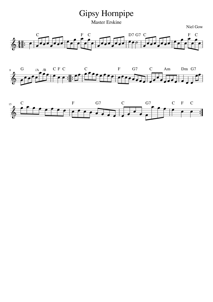 Gipsy Hornpipe