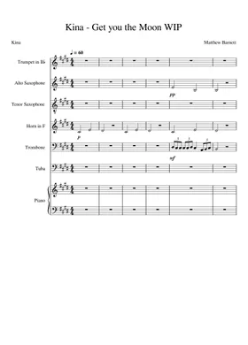 Free Get You The Moon by Kina sheet music | Download PDF or print on  Musescore.com