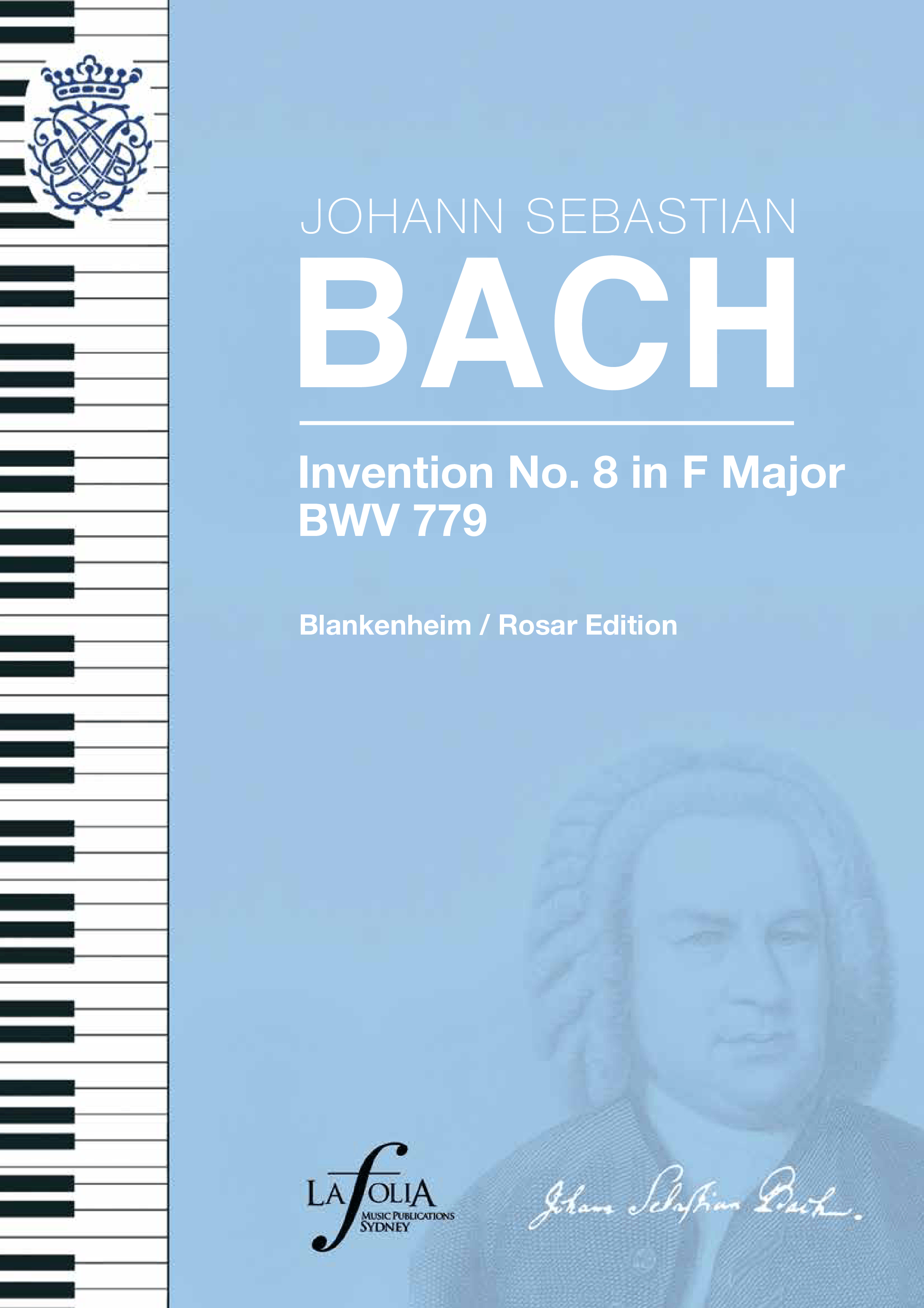Play Official version of Invention No. 8 In F Major, BWV 779 Sheet