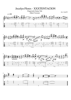 Xxxtentacion Sheet Music Free Download In Pdf Or Midi On Musescore Com - roblox piano sheets jocelyn flores