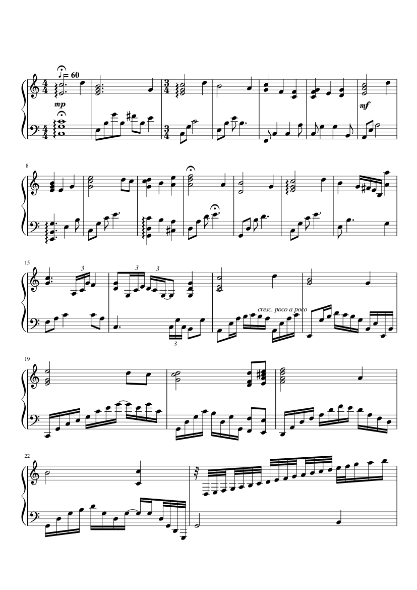 Pearl Harbour Sheet music for Piano (Solo) | Musescore.com