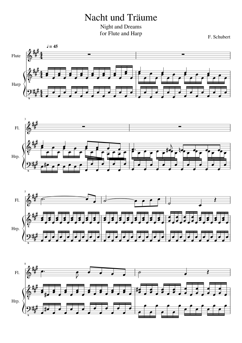 Schubert - Nacht und Träume