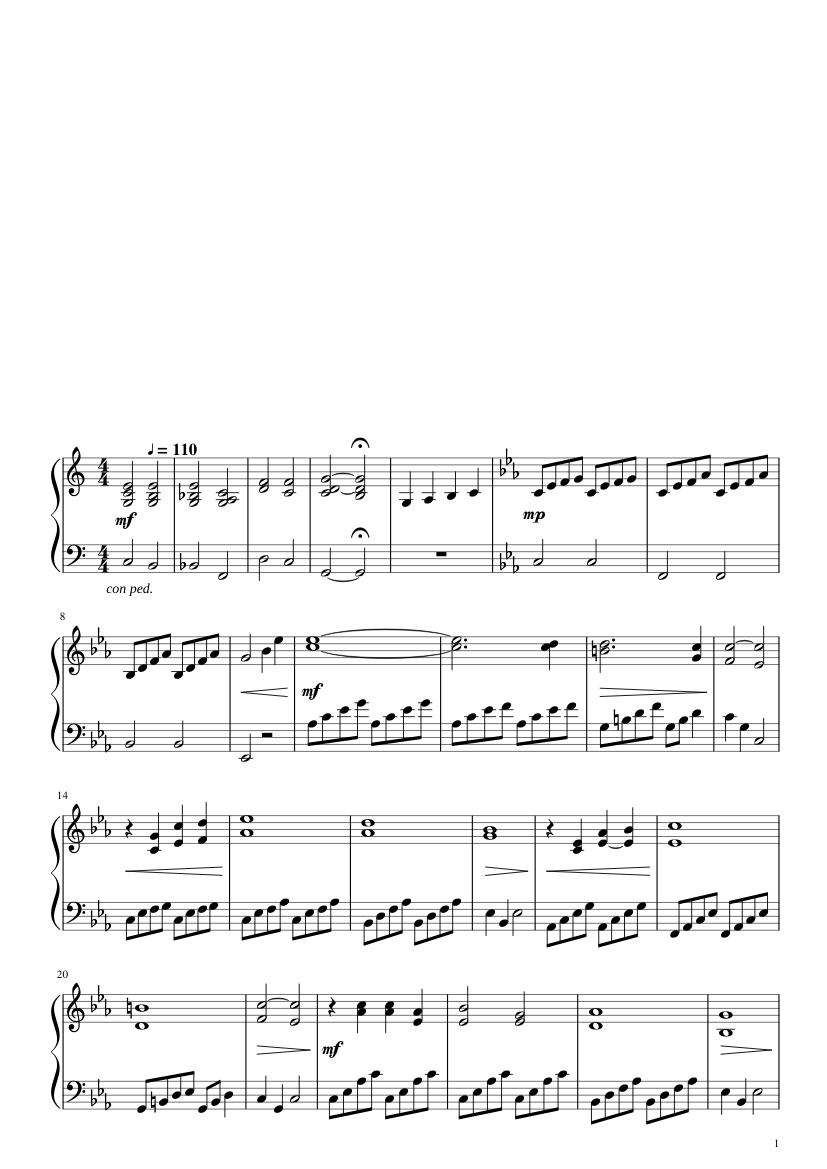 Laurent Aknin - Le choix du Coeur Sheet music for Piano (Solo) |  Musescore.com