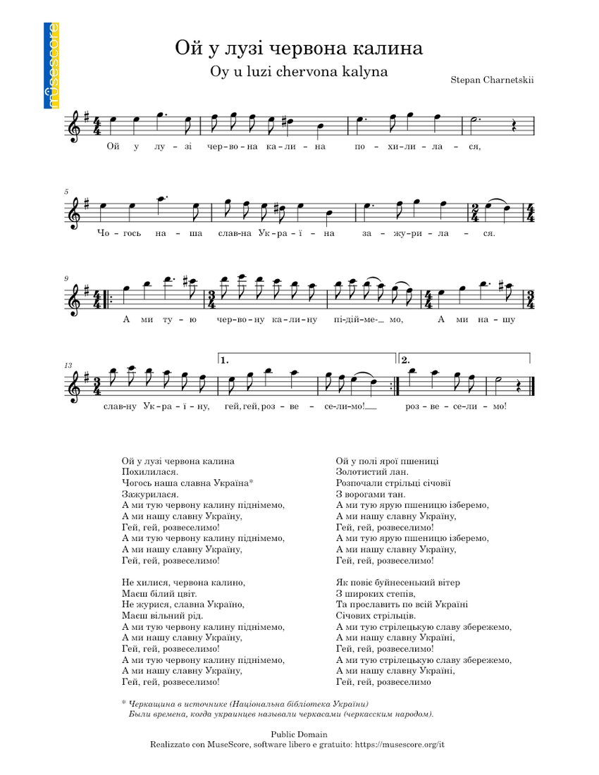 Ой хто хто миколая любить ноти на фортепіано