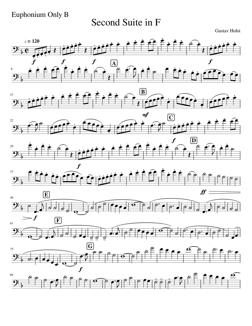 Second Suite for Military Band Op.28 No.2