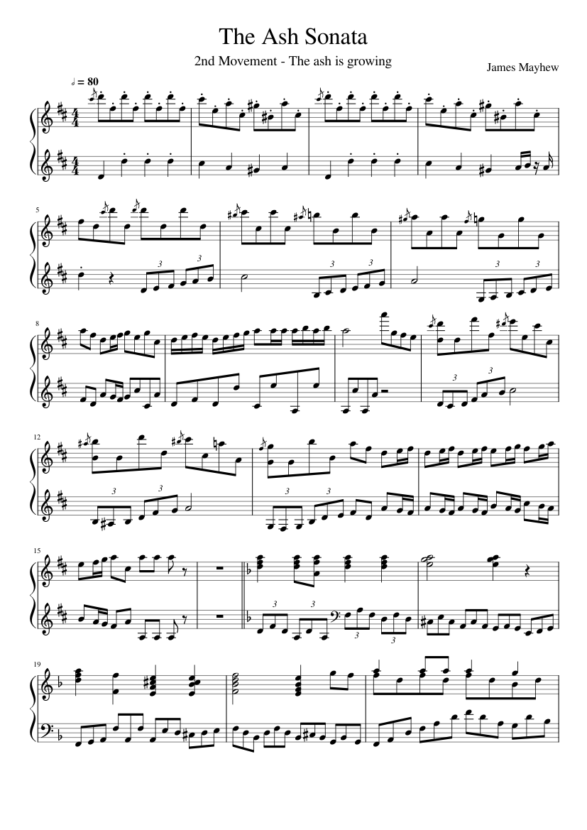 The Ash Sonata 2nd Movement