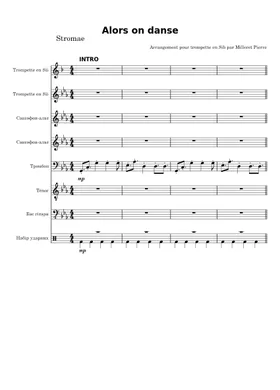 Free Alors On Danse by Stromae sheet music | Download PDF or print on  Musescore.com