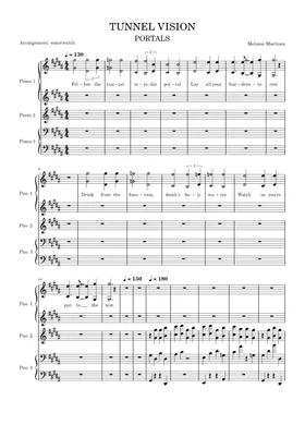 Dollhouse - Melanie Martinez sheet music for Flute download free in PDF or  MIDI