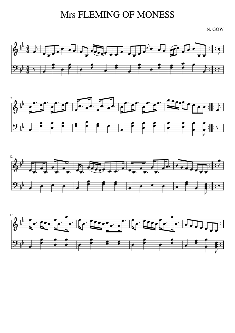 Mrs FLEMING OF MONESS