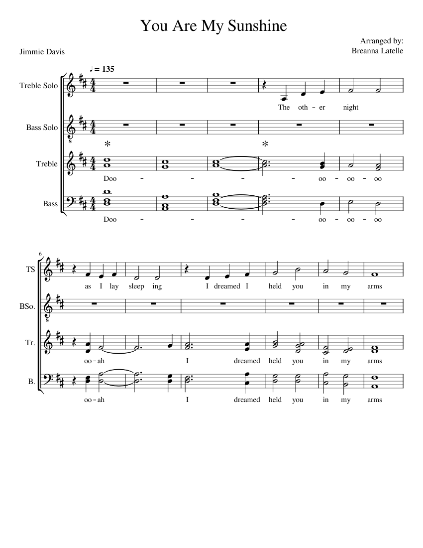 You_Are_My_Sunshine - piano tutorial