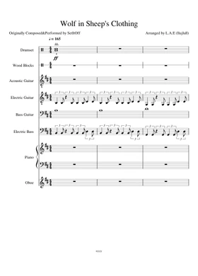 Free Wolf in Sheep's Clothing by Set It Off sheet music | Download PDF or  print on Musescore.com