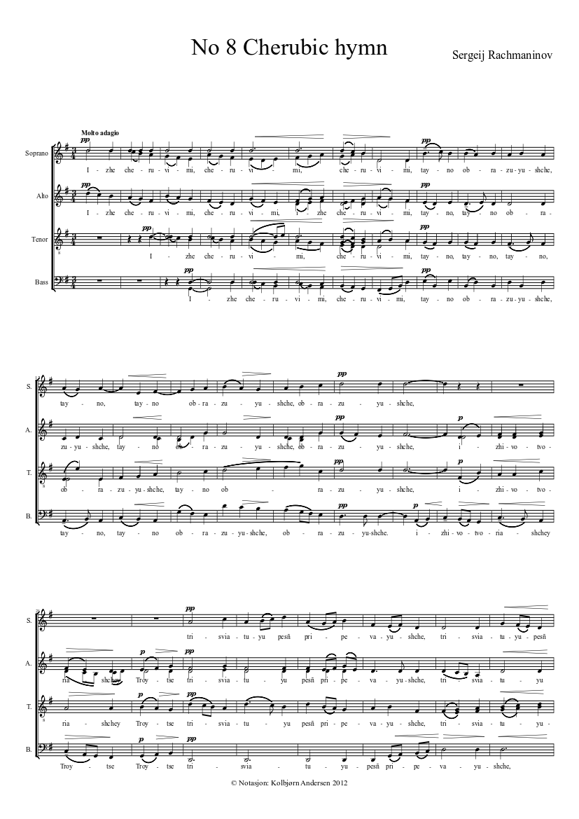 Liturgy of St. John Chrysostom Op.41