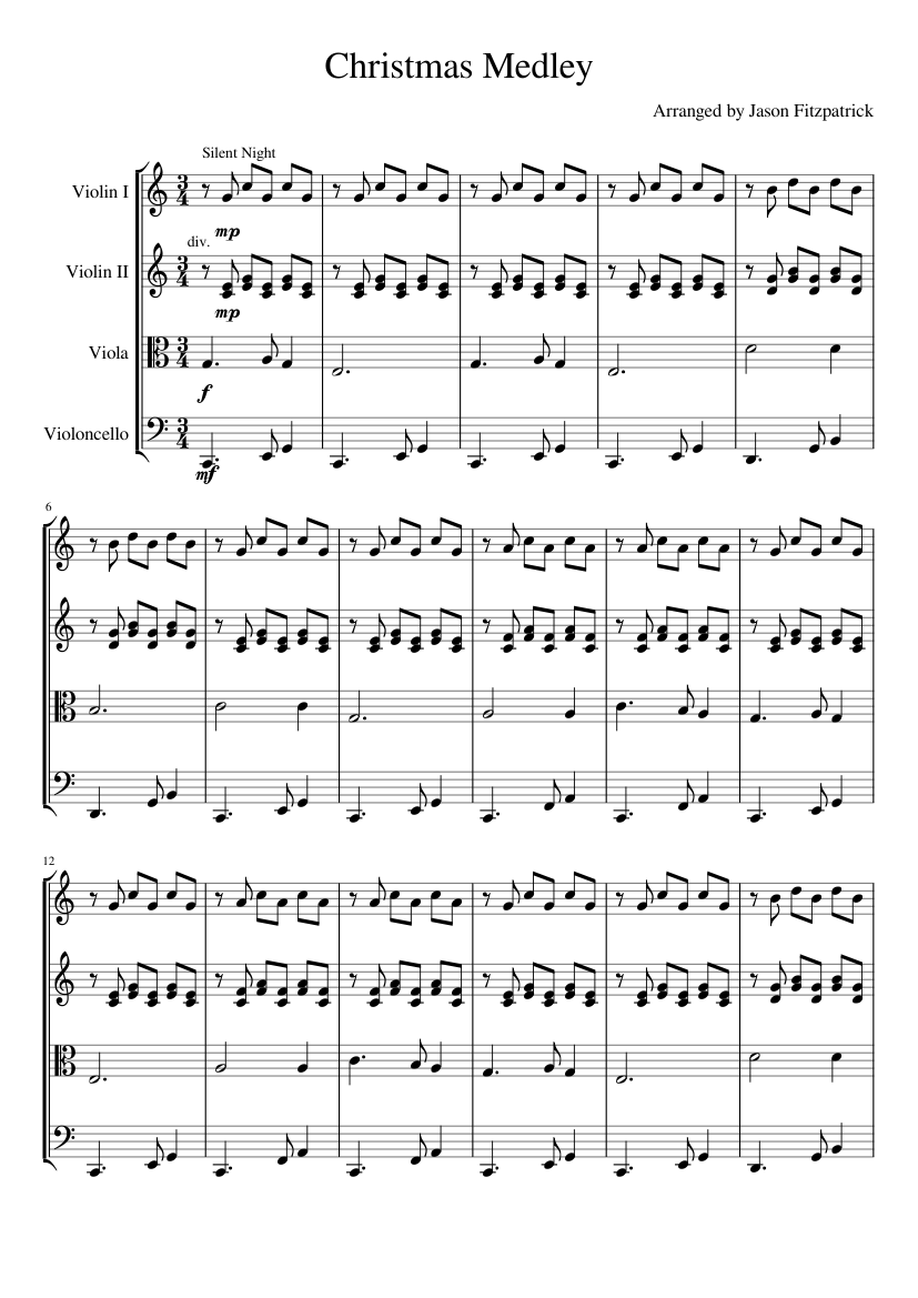 christmas-medley-sheet-music-for-violin-viola-cello-string-quartet-musescore-com