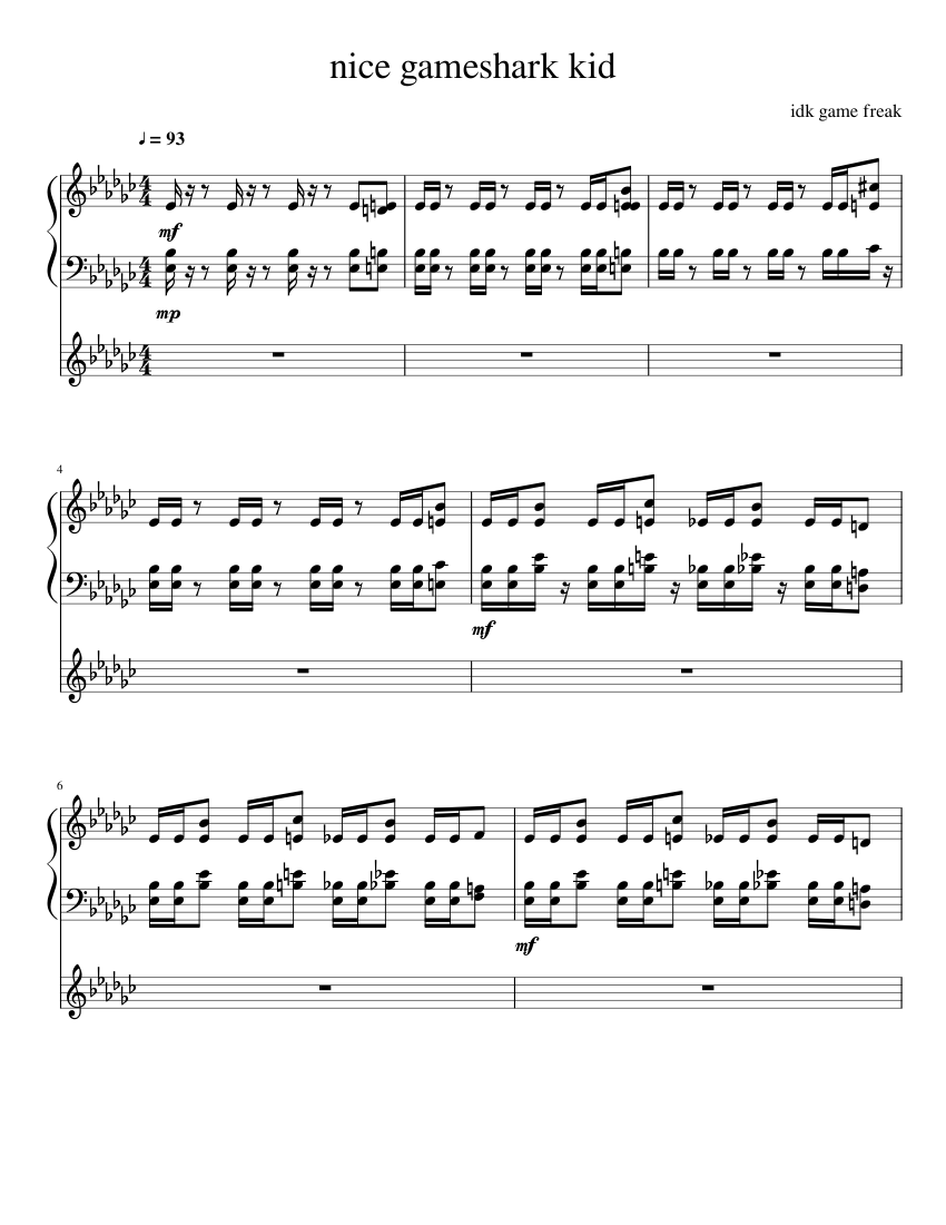 Pokemon Champion/Red Theme Sheet music for Piano (Solo) | Musescore.com