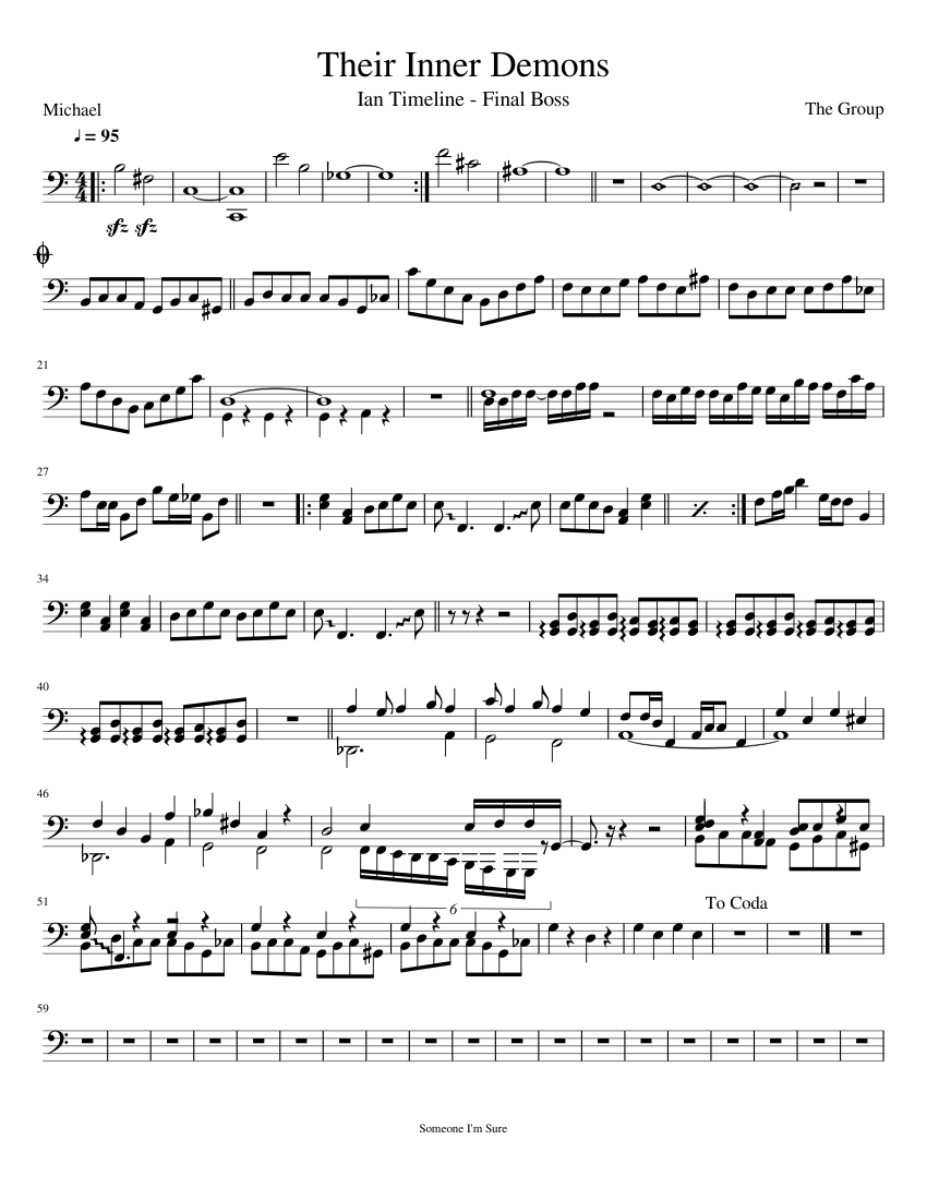 Their Inner Demons Sheet music for Piano (Solo) | Musescore.com