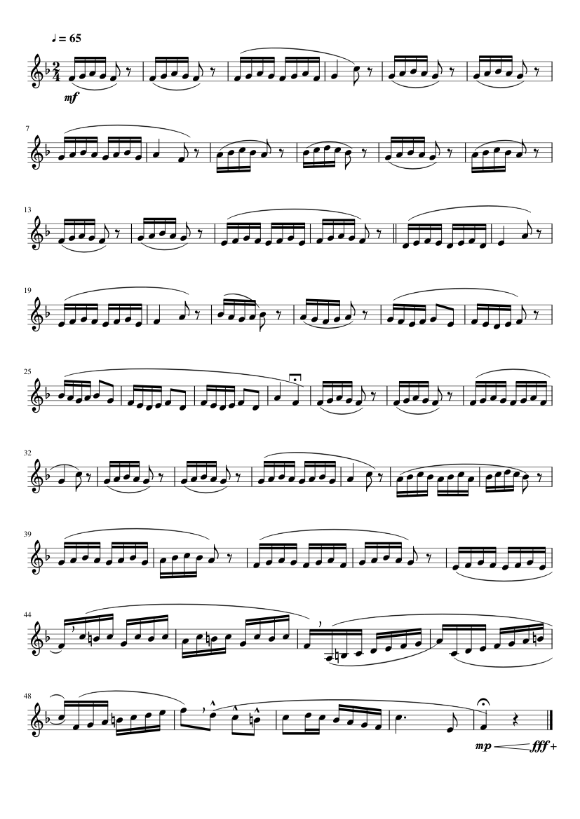 Mad World - Bb Trumpet Sheet music for Trumpet in b-flat (Solo)