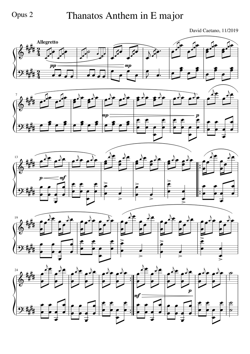 Anthem in E major