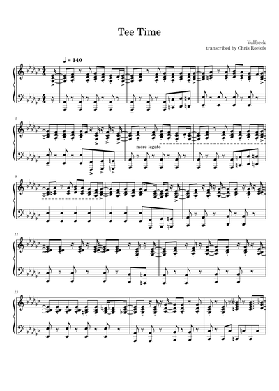 Vulfpeck Sheet Music Free Download In Pdf Or Midi On Musescore Com 494,993 likes · 898 talking about this. vulfpeck sheet music free download in