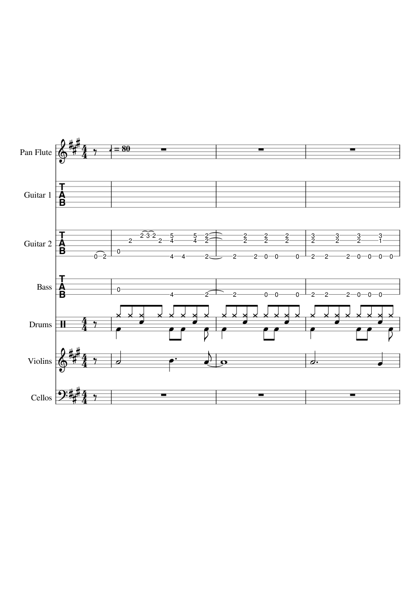 Tears In Heaven – Eric Clapton Sheet music for Saxophone tenor, Guitar,  Drum group (Mixed Ensemble)