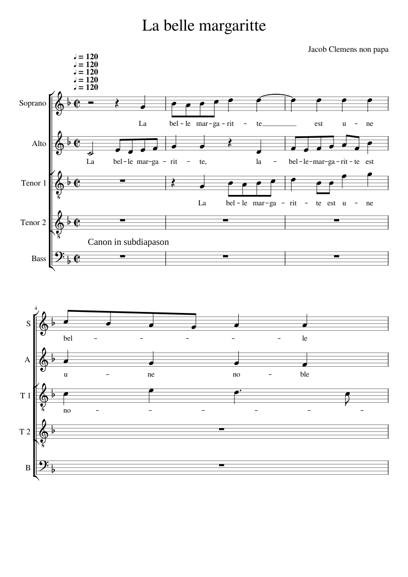 La belle margarite a 5