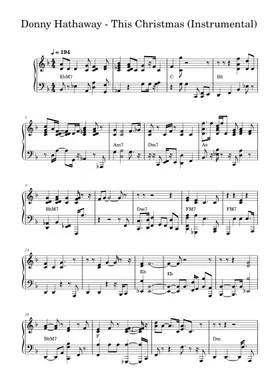 Free Donny Hathaway sheet music | Download PDF or print on Musescore.com