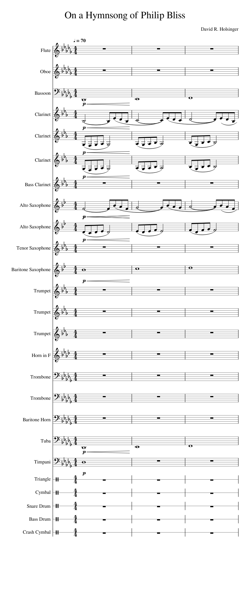 On a Hymnsong of Philip Bliss