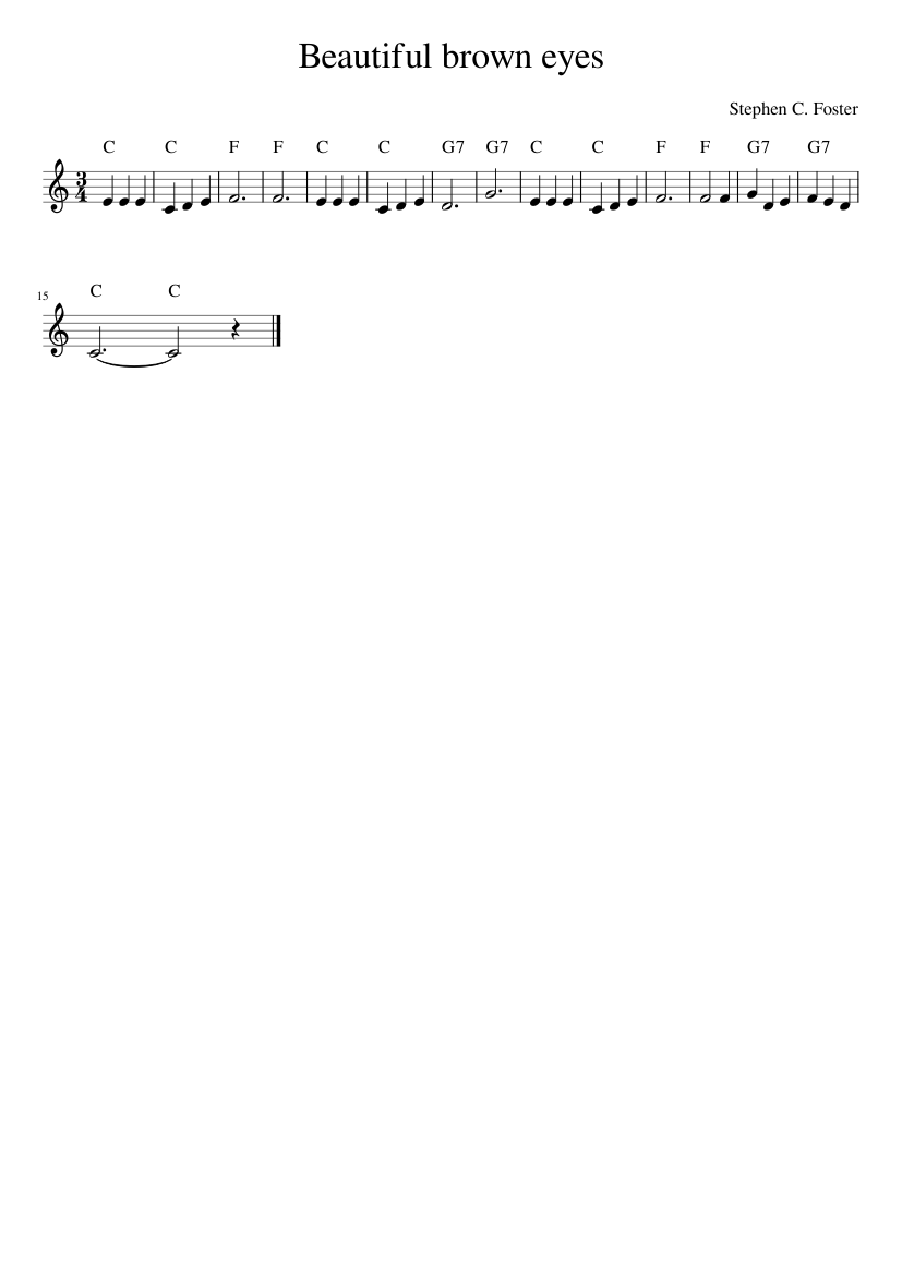 Beautiful brown eyes