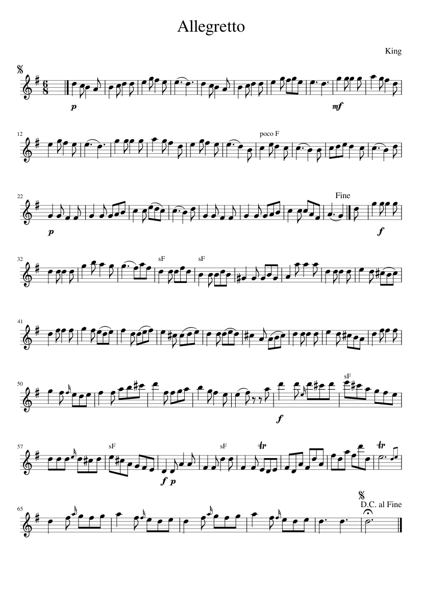 Allegretto