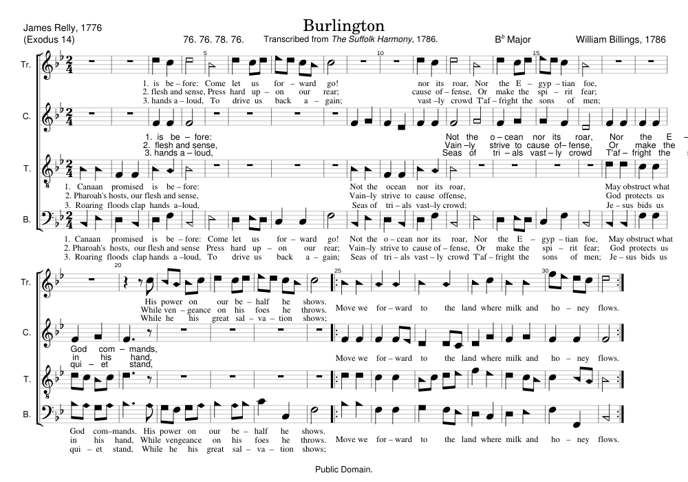 Burlington - William Billings