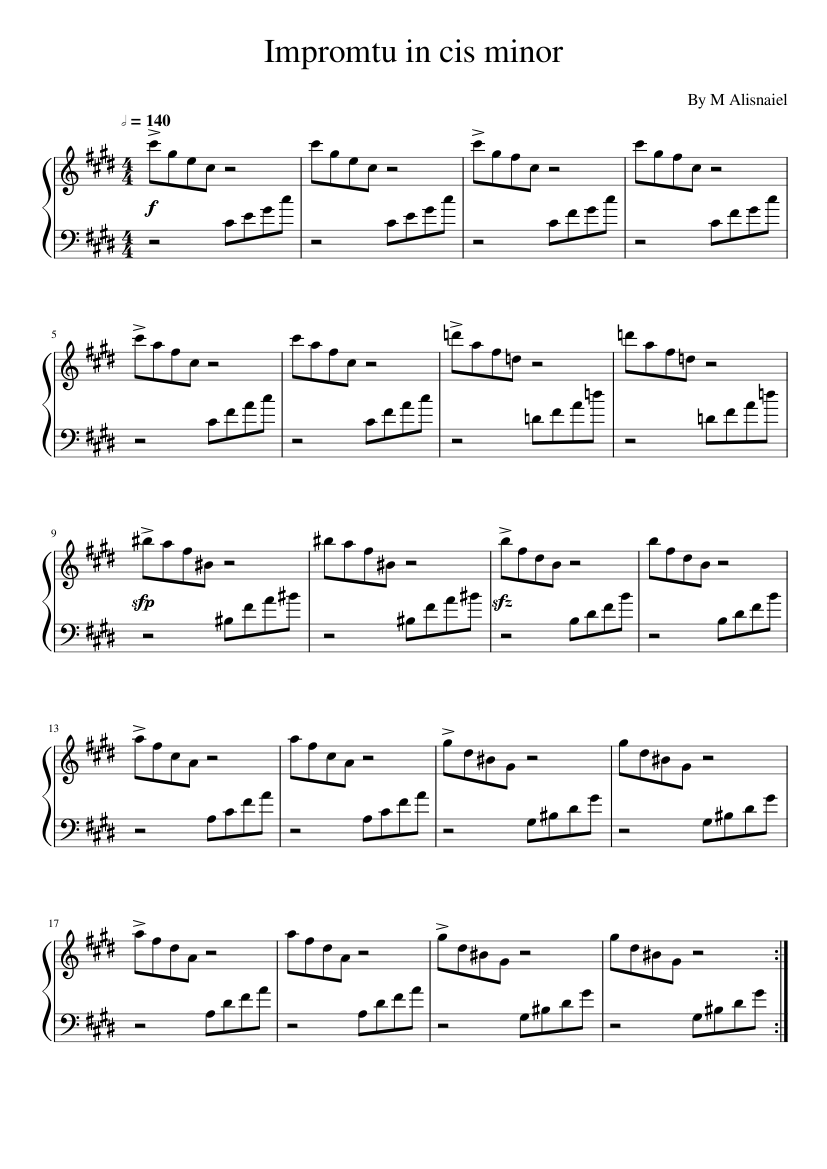 Impromptu ic cis minor