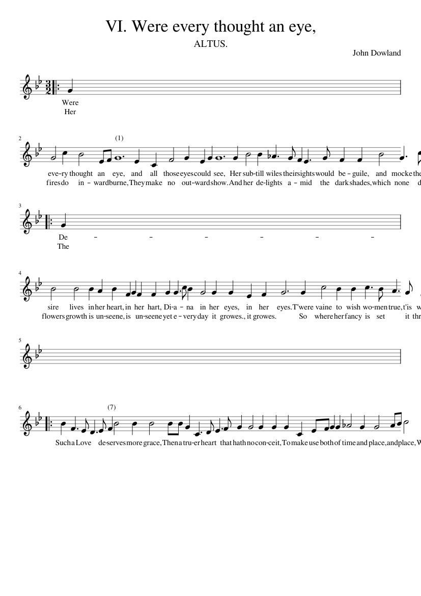 VI. Were every thought an eye