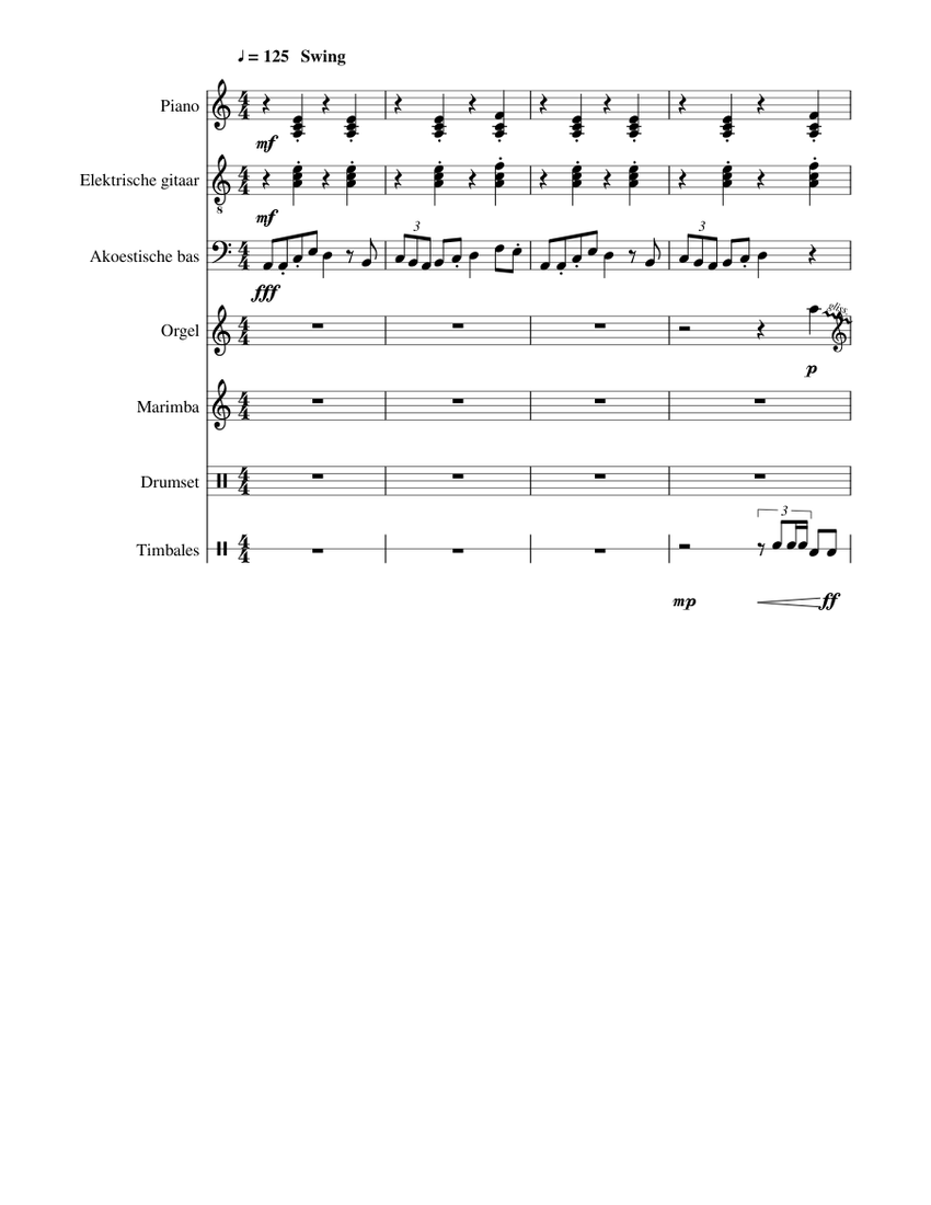 Reggae Project Sheet music for Piano, Organ, Guitar, Bass guitar & more ...