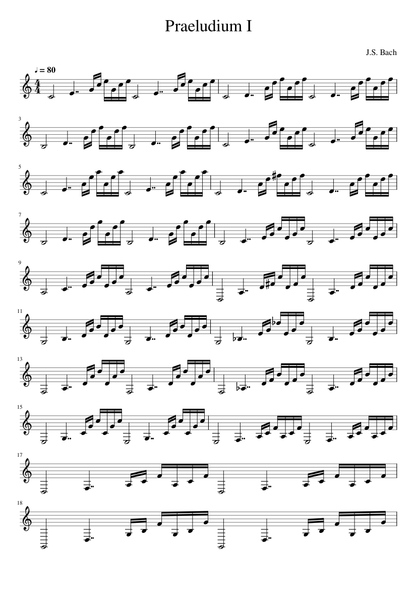 Praeludium I