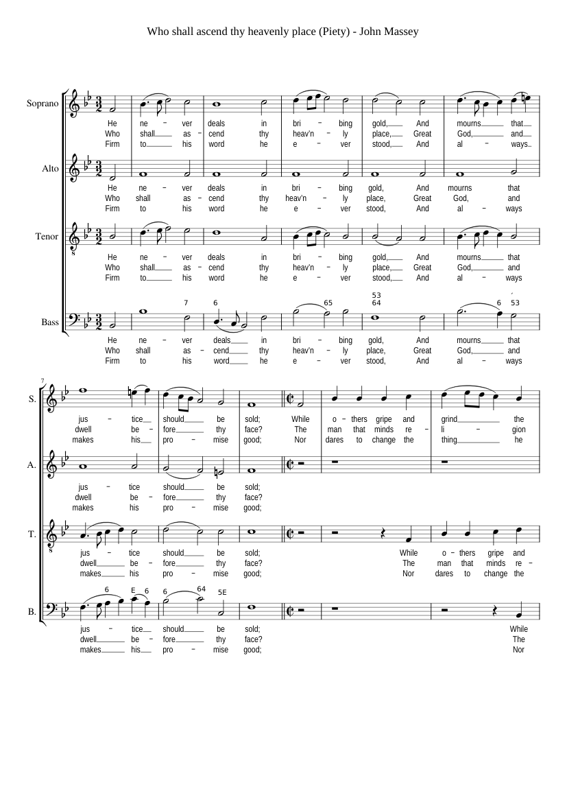 Who shall ascend thy heavenly place