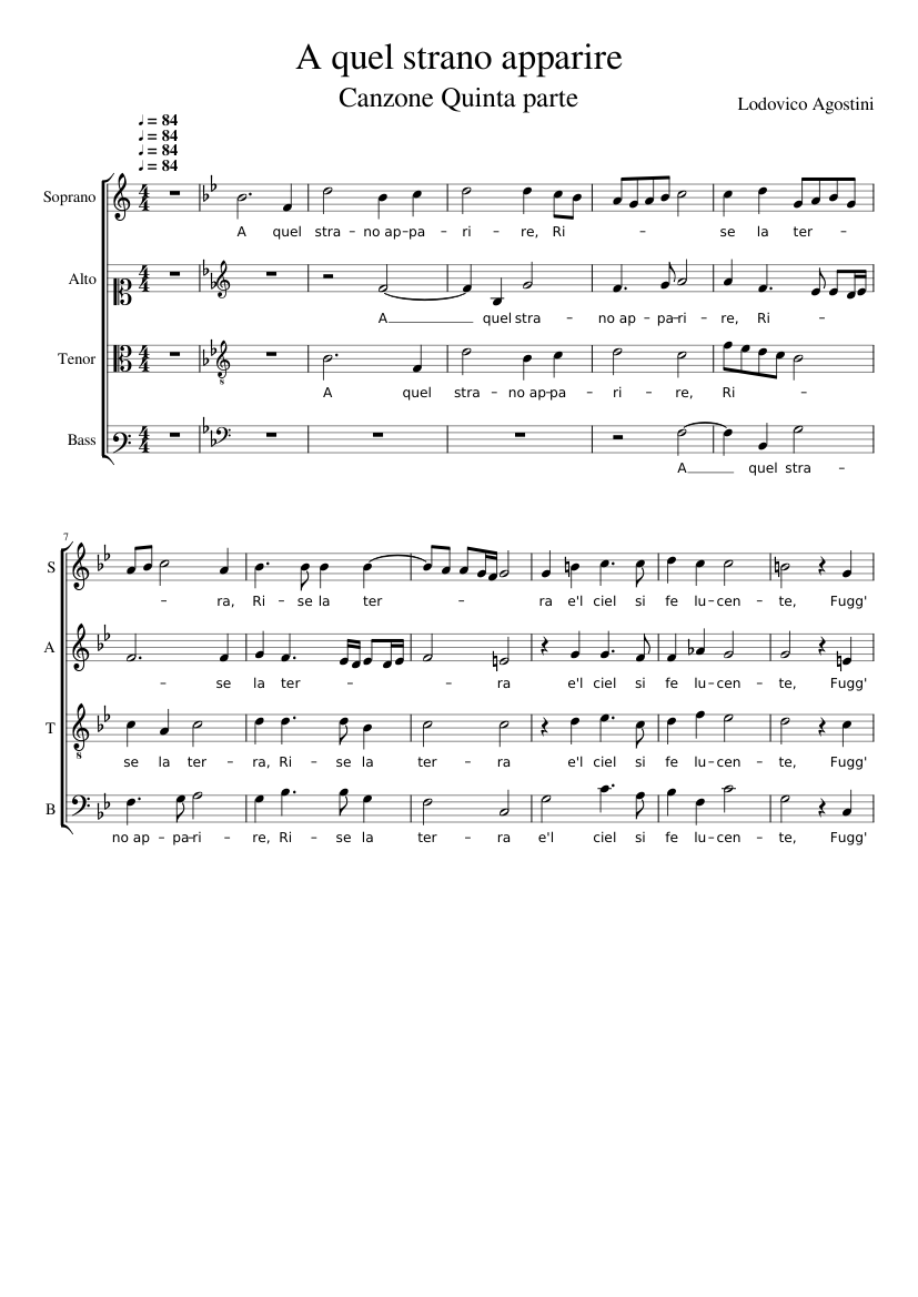 A quel strano apparire