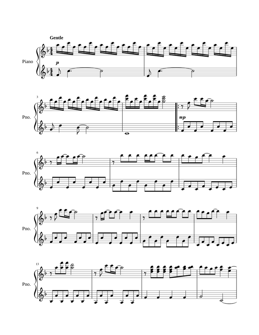 Somewhere only we know - Keane Sheet music for Piano (Solo) | Musescore.com
