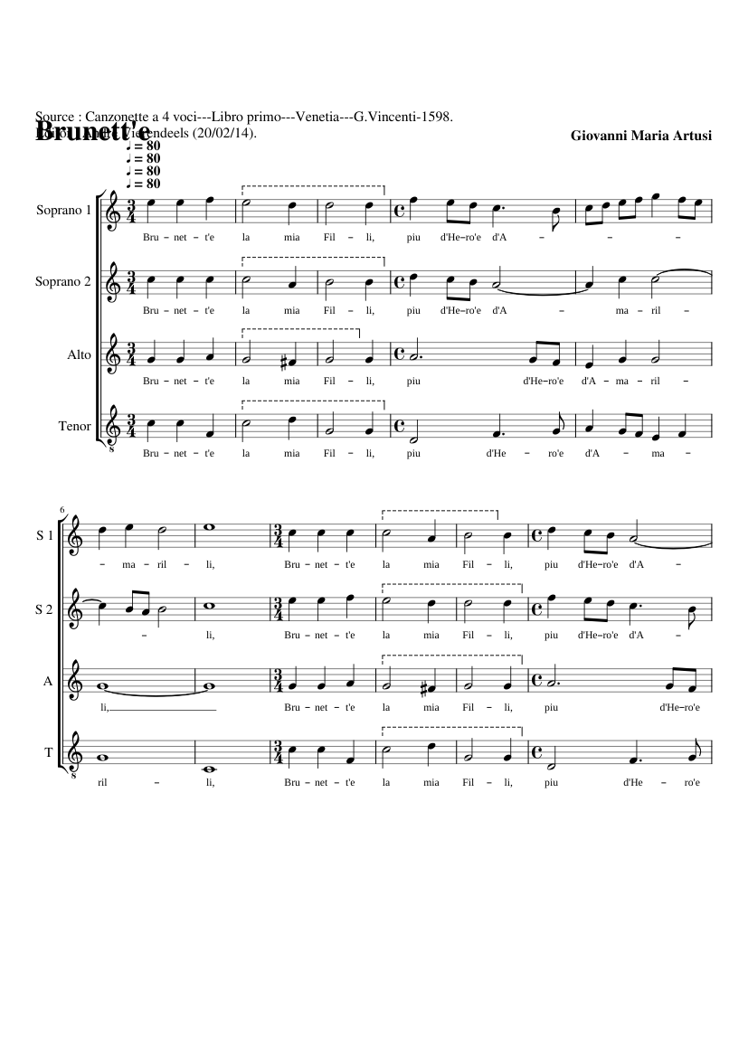 Brunett' è la mia Filli