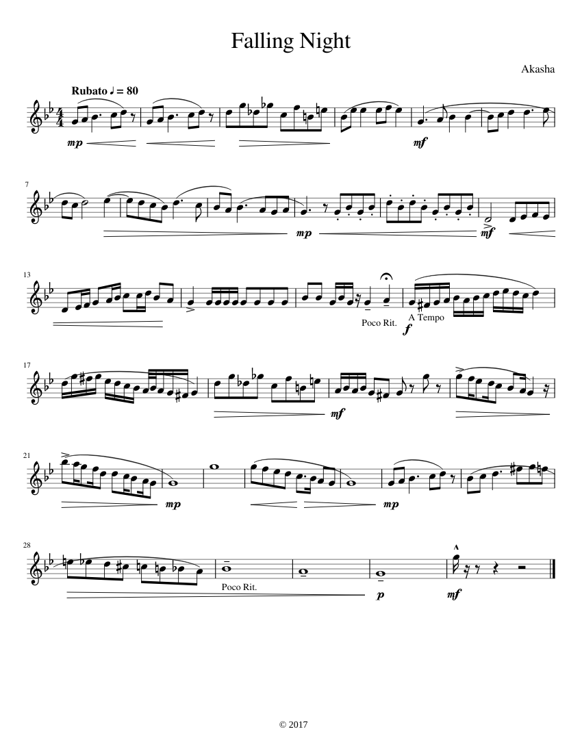 Hide And Seek - Yandere Song (Oboe) Sheet music for Oboe (Solo