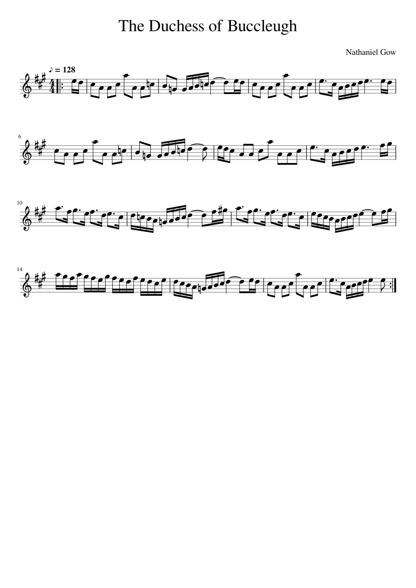 The Duchess of Buccleugh
