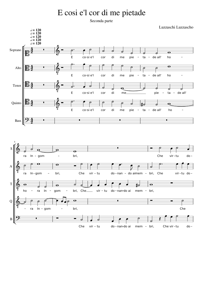 E cosi e'l cor di me pietade