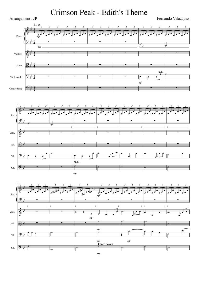 Crimson Peak - Edith's Theme