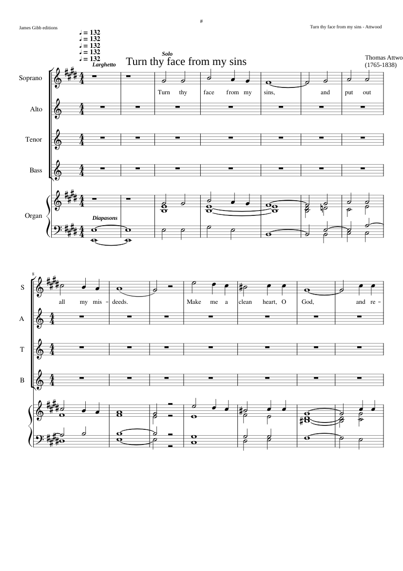 Turn thy face from my sins